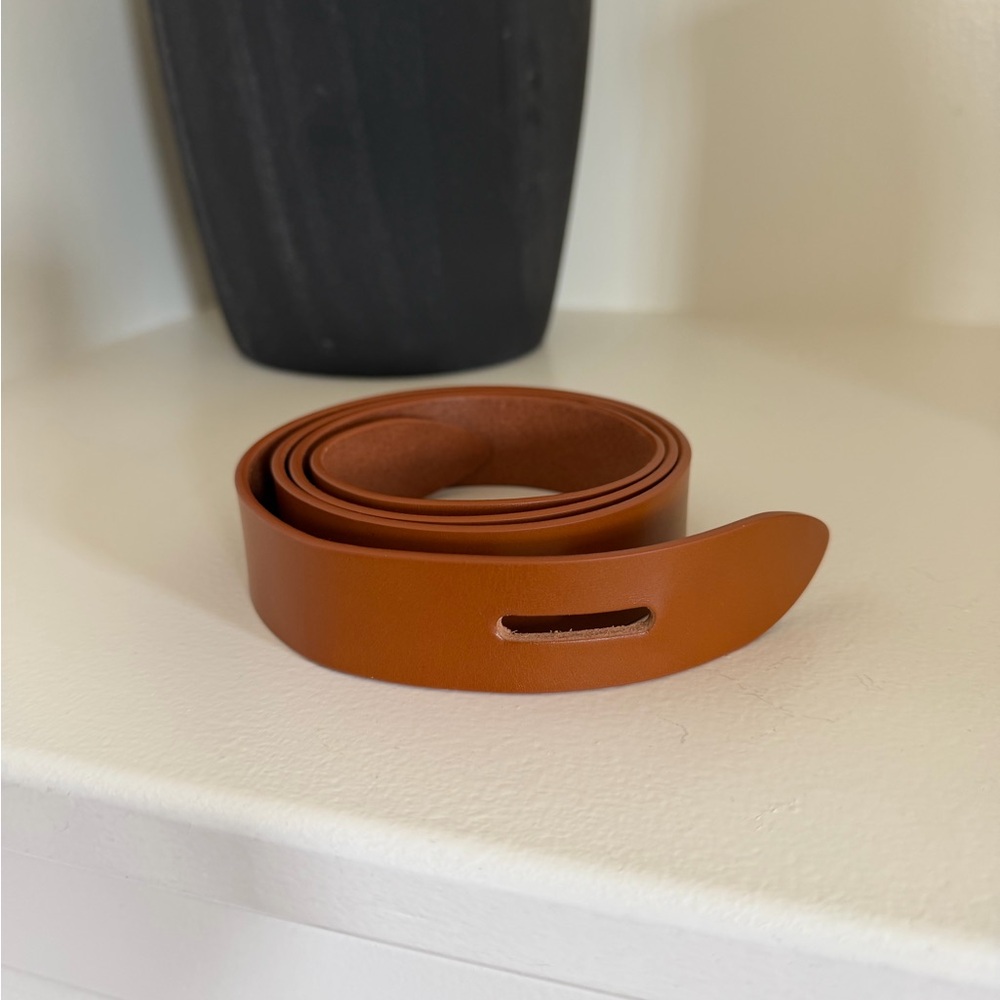 Isabel Marant Signature Brown Leather Loop Knot Belt